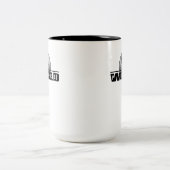 Wereldvrede Tweekleurige Koffiemok (Center)