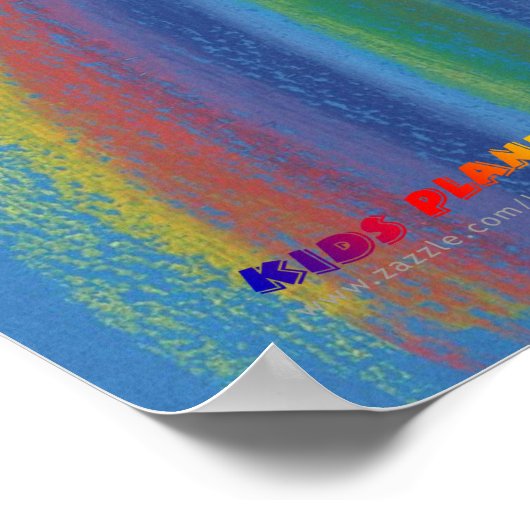 Wereldvrede | Vliegende witte doven Poster (Hoek)