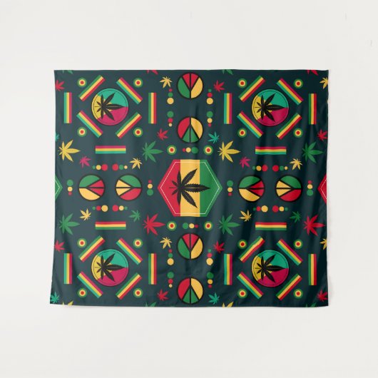 Wereldvrede Wandkleed (Voorkant (horizontaal))