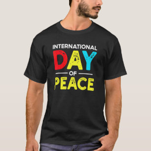 Wereldvrede Wereldwijde vrede op aarde T-shirt