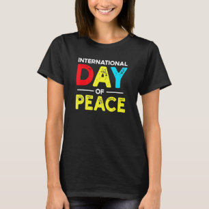 Wereldvrede Wereldwijde vrede op aarde T-shirt
