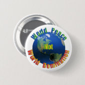 WereldvredesButton Ronde Button 5,7 Cm (Voorkant /achterkant)