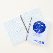 Wereldvredesdag Duif Vrede op Aarde Dag Logo Notitieboek (Binnen)