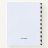 Wereldvredesdag Duif Vrede op Aarde Dag Logo Notitieboek (Achterkant)