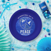 Wereldvredesduiven Vrede op Aardedag Vredesbord Papieren Bordje (Feest)