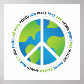 Wereldvredesgebarentaal Poster (Voorkant)