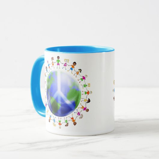 Wereldvredeskinderen Mok (Voorkant links)