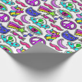 Wereldvredespatroon Cadeaupapier (Hoek)