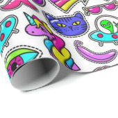 Wereldvredespatroon Cadeaupapier (Rol Hoek)