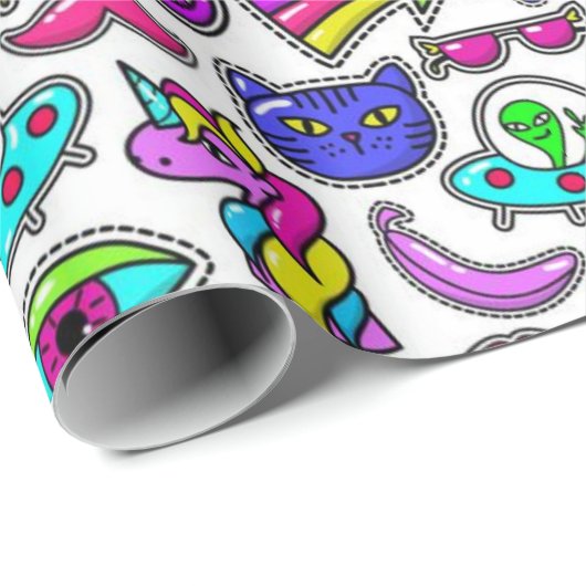 Wereldvredespatroon Cadeaupapier (Rol Hoek)