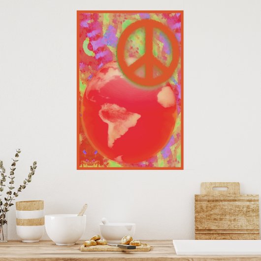 WereldvredesPoster Poster (Keuken)