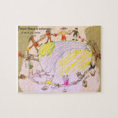 Wereldvredespuzzel Legpuzzel (Horizontaal)