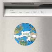 Wereldvredespuzzel Magneet (Insitu (Vaatwasser))