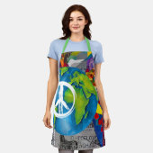 WereldvredesSchort Schort (Gedragen)