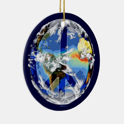 Wereldvredessieraden Keramisch Ornament (Rechts)