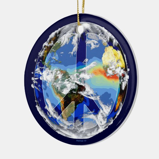 Wereldvredessieraden Keramisch Ornament (Links)