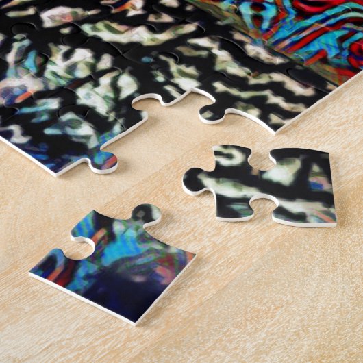 Wereldvredesstructuur voor het leven legpuzzel (Zijkant)