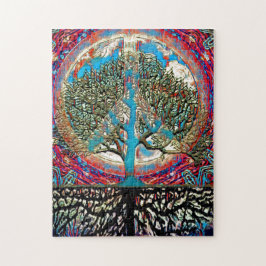 Wereldvredesstructuur voor het leven legpuzzel