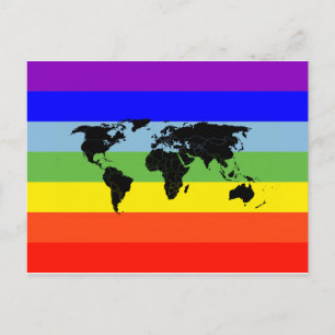 Wereldvredesvlag Briefkaart