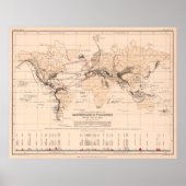  wereldvulkanen, aardbevingen en tsunami's poster (Voorkant)