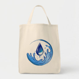 Wereldwaterdag Bespaar Water Red de Aarde Tote Bag