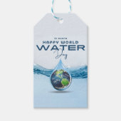 Wereldwaterdag Cadeaulabel (Voorkant)