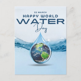 Wereldwaterdag Feestdagenkaart