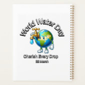 Wereldwaterdag. Koester elke druppel. Planner (Achterkant)