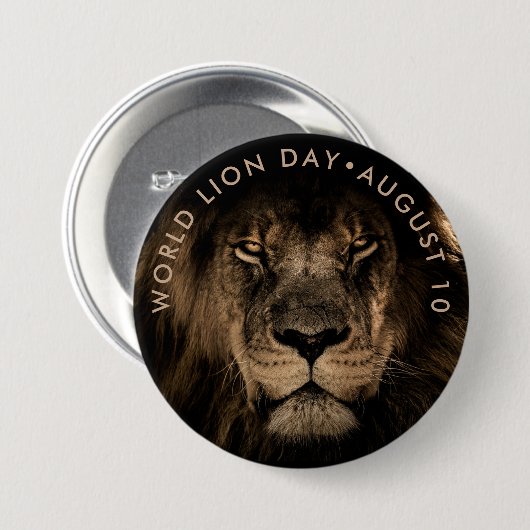 Wereldwaterdag Ronde Button 7,6 Cm (Voorkant /achterkant)