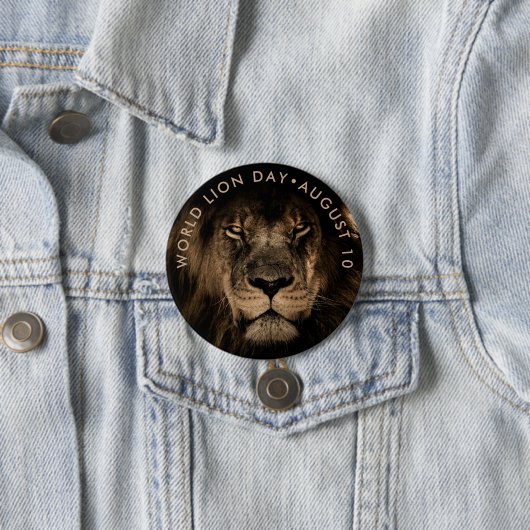 Wereldwaterdag Ronde Button 7,6 Cm (In situ)