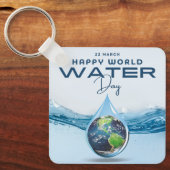Wereldwaterdag Sleutelhanger (Voorkant)