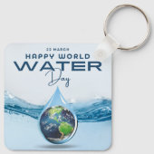 Wereldwaterdag Sleutelhanger (Achterkant)