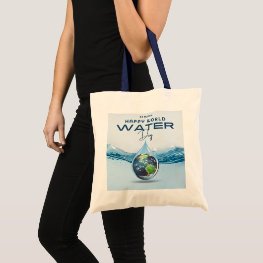 Wereldwaterdag Tote Bag (Voorkant (product))
