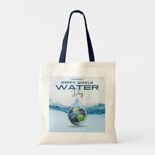 Wereldwaterdag Tote Bag (Achterkant)