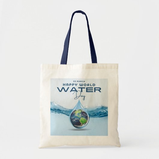 Wereldwaterdag Tote Bag (Voorkant)