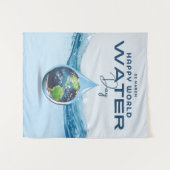 Wereldwaterdag Wandkleed (Voorkant (horizontaal))