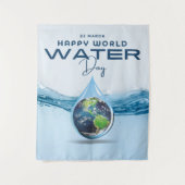 Wereldwaterdag Wandkleed (Voorkant)