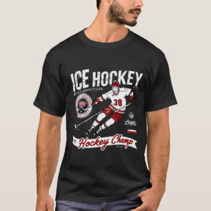 Wereldwedstrijd ijshockey t-shirt