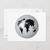 WereldWereldbol Briefkaart (Voorkant / Achterkant)