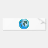WereldWereldbol Bumpersticker (Voorkant)