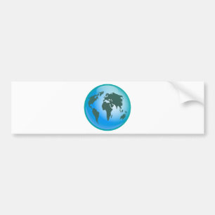 WereldWereldbol Bumpersticker