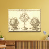 WereldWereldbol Canvas Afdruk (Insitu (Woonkamer))