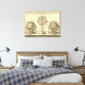 WereldWereldbol Canvas Afdruk (Insitu (Slaapkamer))