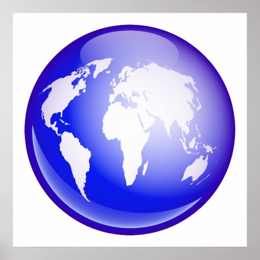 WereldWereldbol Poster (Voorkant)