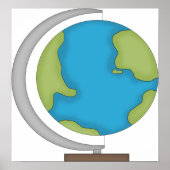 WereldWereldbol Poster (Voorkant)