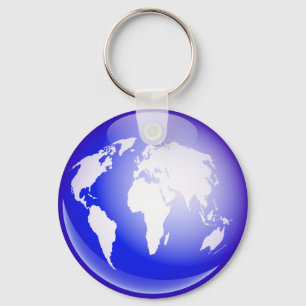 WereldWereldbol Sleutelhanger