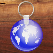 WereldWereldbol Sleutelhanger (Voorkant)