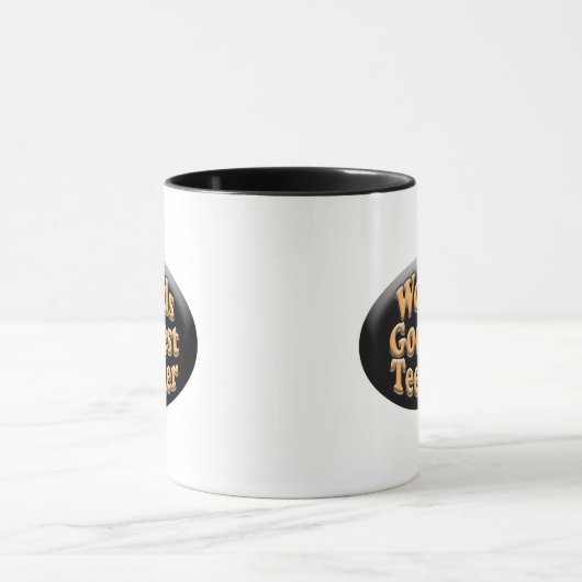 Wereldwerelden: Goodest Teecher Funny Teacher Gift Mok (Midden)
