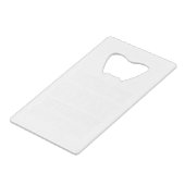 Wereldwerelden Okayest Veterinary Receptionist Creditkaart Flessenopener (Achterkant Gekanteld)