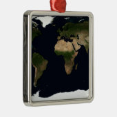 Wereldwijd afbeelding van de wereld metalen ornament (Rechts)